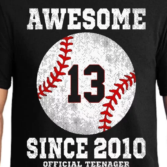 13th Birthday Baseball Player 13 Years Old O.fficial Teenager Pajama Set