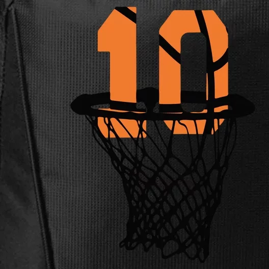 10th Birthday Basketball, 10th Birthday, Basketball , Basketball Player City Backpack