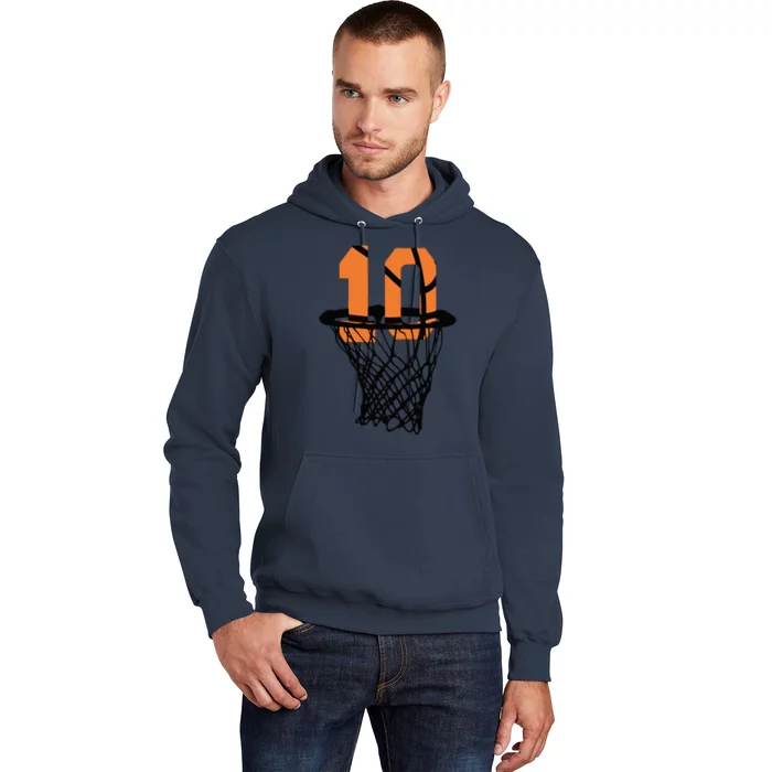 10th Birthday Basketball, 10th Birthday, Basketball , Basketball Player Hoodie