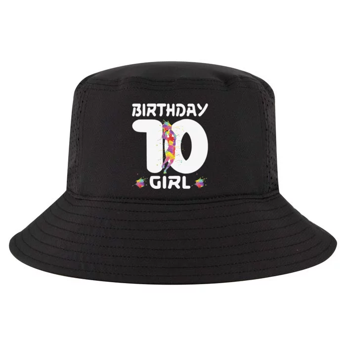 10th Birthday Basketball Ten 10 Year Old Cool Comfort Performance Bucket Hat