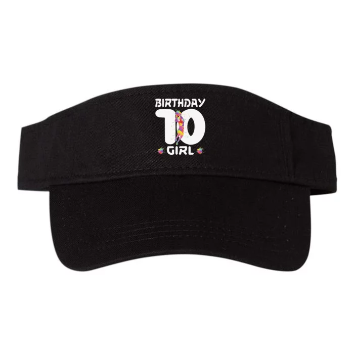 10th Birthday Basketball Ten 10 Year Old Valucap Bio-Washed Visor