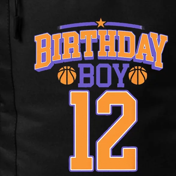 12th Birthday Boy Basketball Lover 12 Years Old Bday Daily Commute Backpack