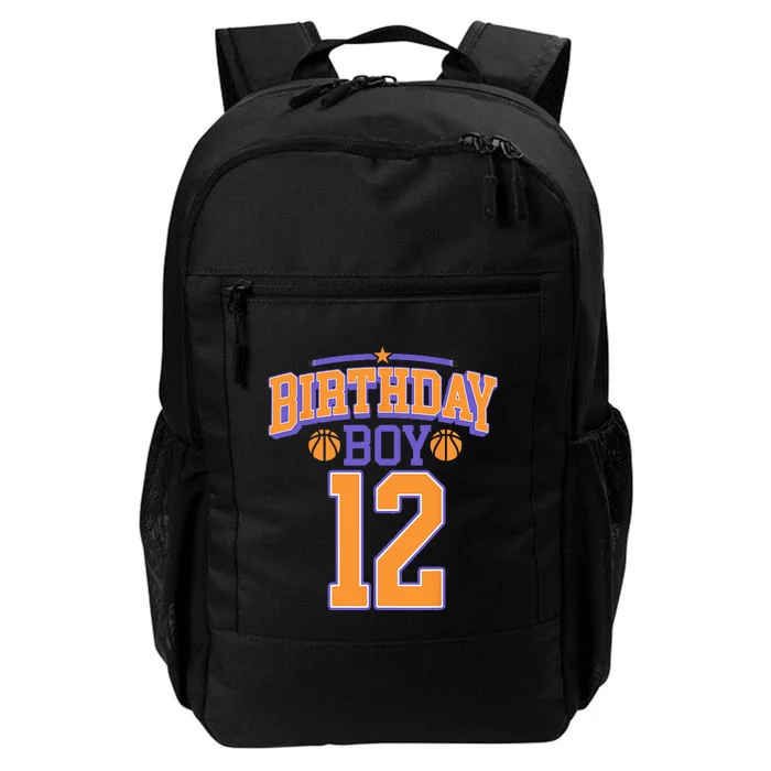 12th Birthday Boy Basketball Lover 12 Years Old Bday Daily Commute Backpack