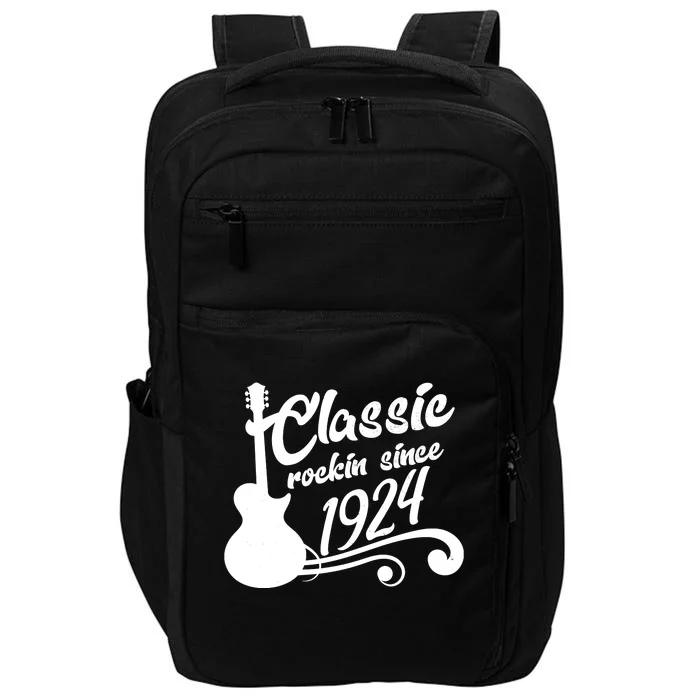 100th Birthday Classic Rockin Since 1924 Impact Tech Backpack