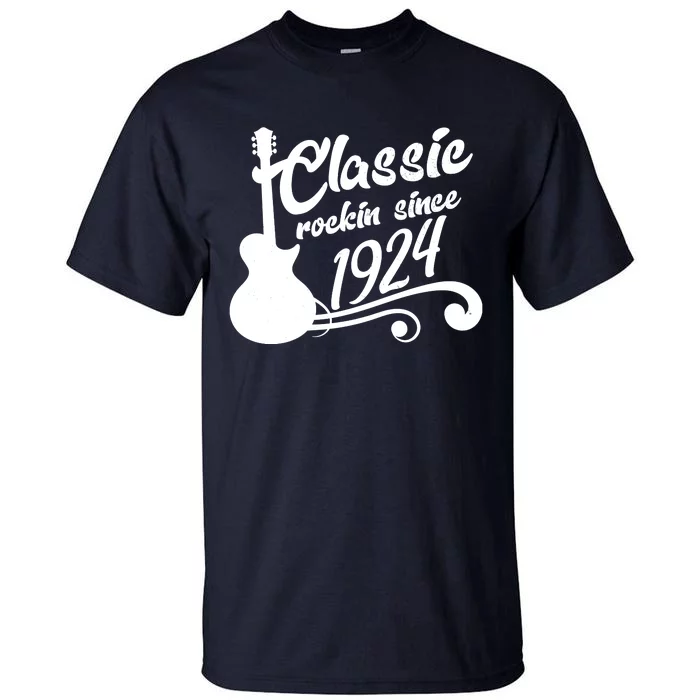 100th Birthday Classic Rockin Since 1924 Tall T-Shirt