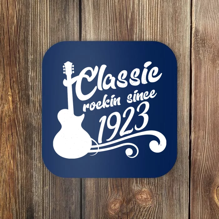 100th Birthday Classic Rockin Since 1923 Coaster