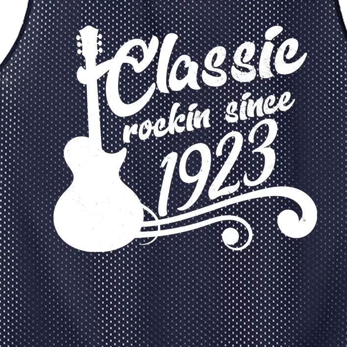 100th Birthday Classic Rockin Since 1923 Mesh Reversible Basketball Jersey Tank