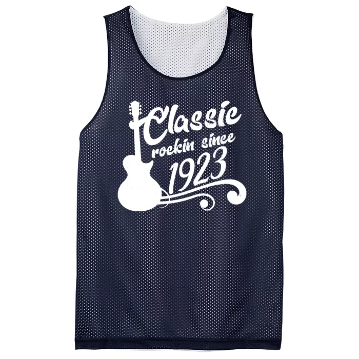 100th Birthday Classic Rockin Since 1923 Mesh Reversible Basketball Jersey Tank