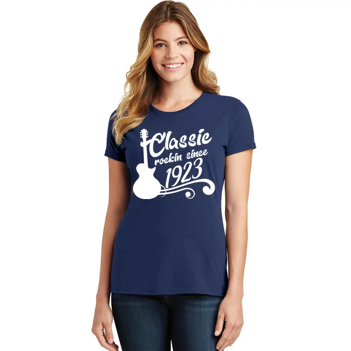 100th Birthday Classic Rockin Since 1923 Women's T-Shirt