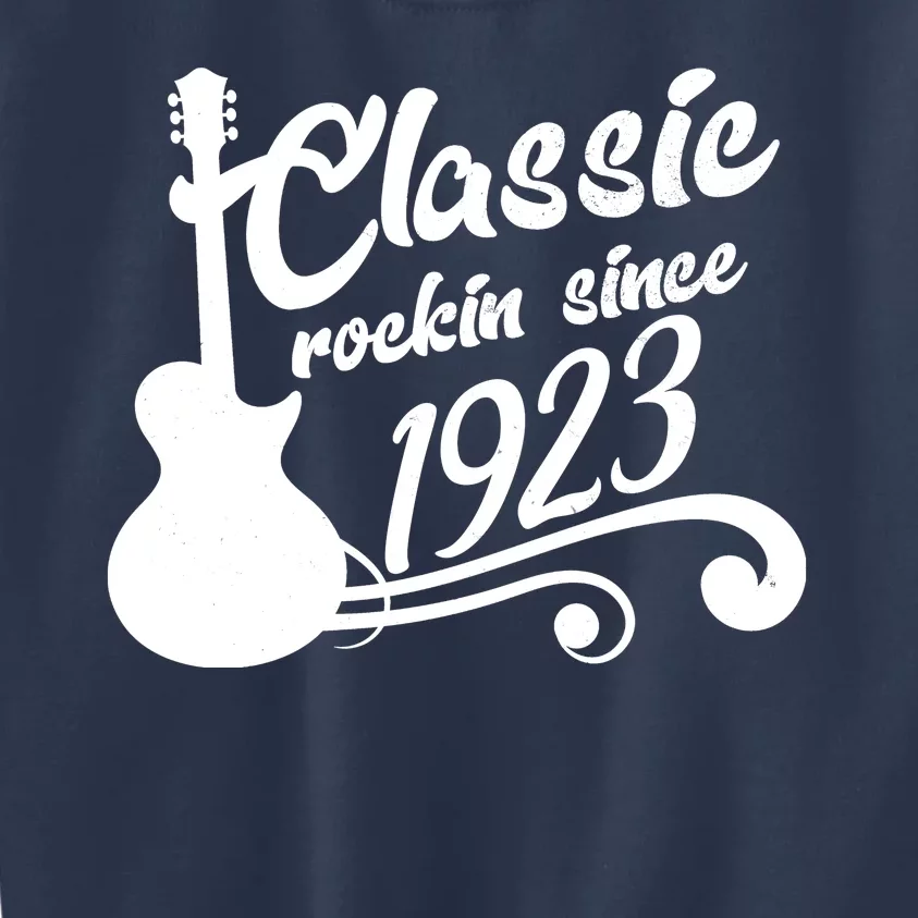 100th Birthday Classic Rockin Since 1923 Kids Sweatshirt