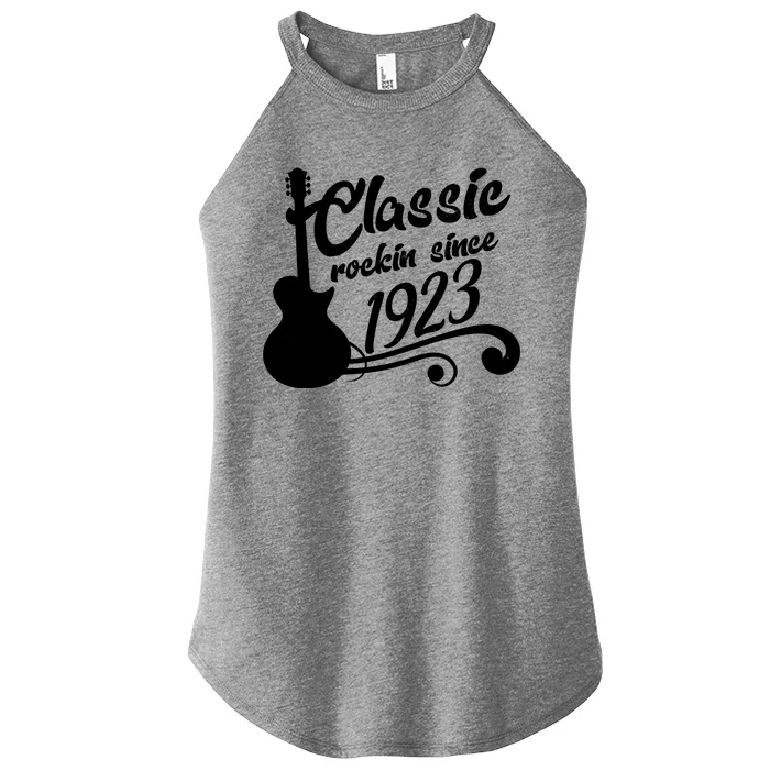 100th Birthday Classic Rockin Since 1923 Women’s Perfect Tri Rocker Tank