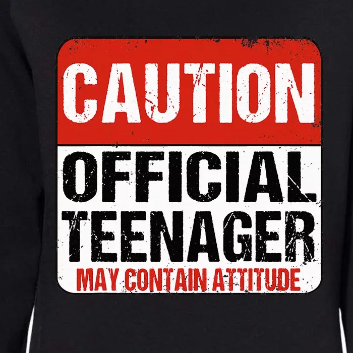 13 Birthday Caution Nager Boy 13yr 13th Birthday Womens California Wash Sweatshirt