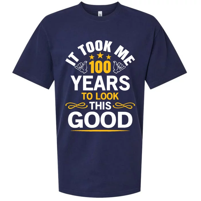 100th Birthday design Took Me 100 Years Old Birthday Sueded Cloud Jersey T-Shirt