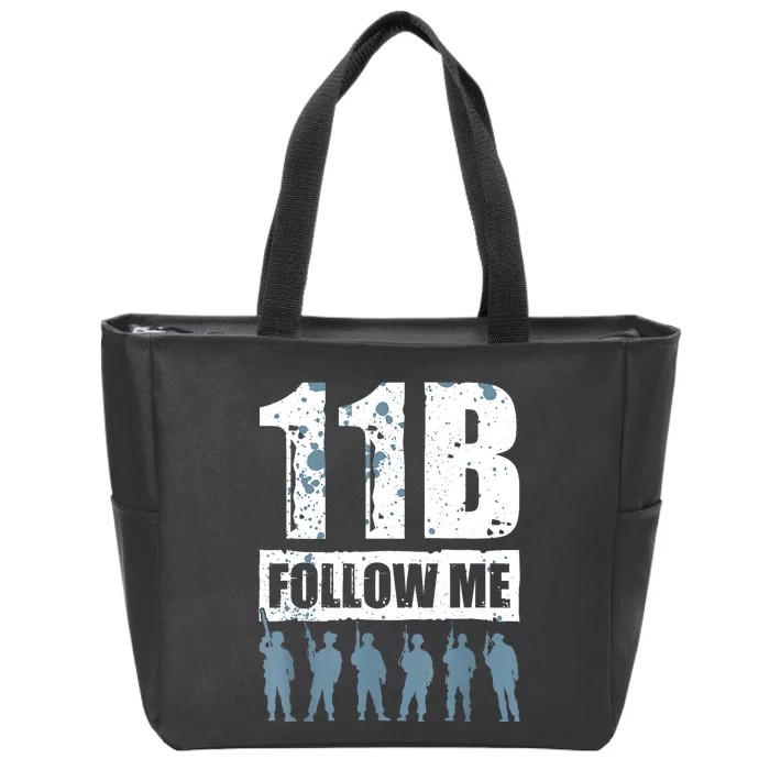 11 Bravo Follow Me Infantry Zip Tote Bag