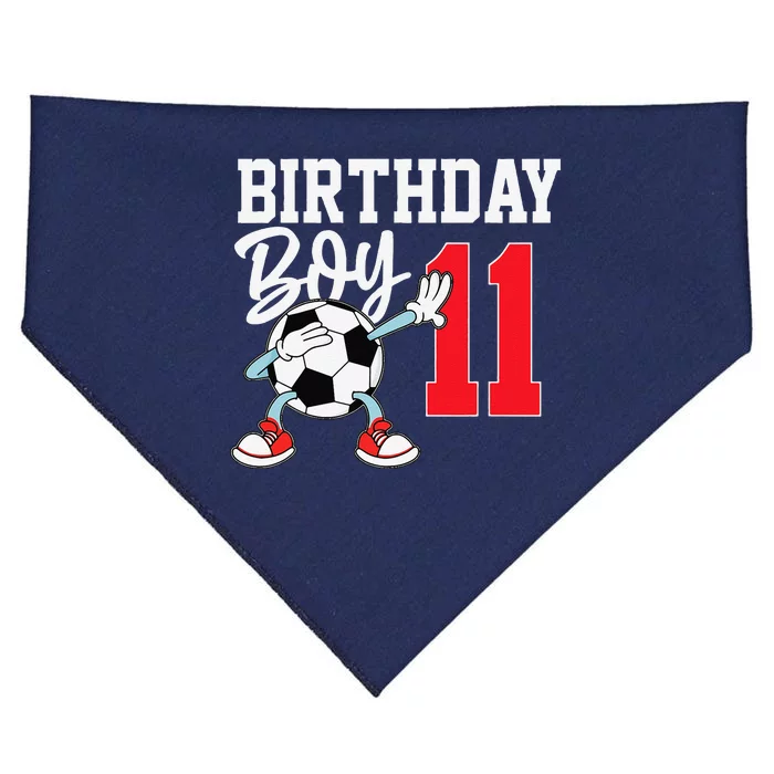 11th Birthday Football Soccer 11 Year Old USA-Made Doggie Bandana