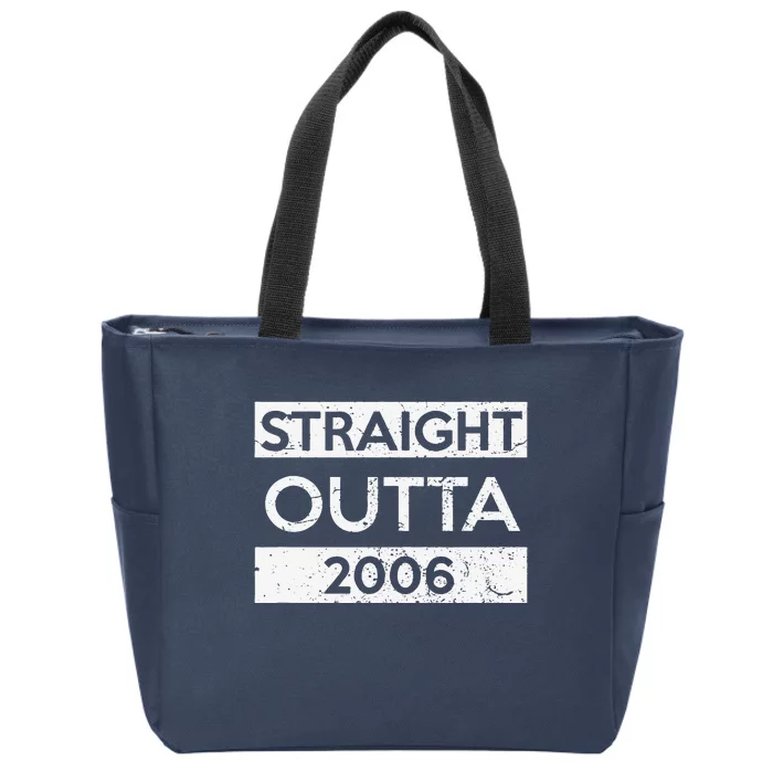 12th Birthday Funny Age 12 For Born In 2006 Zip Tote Bag