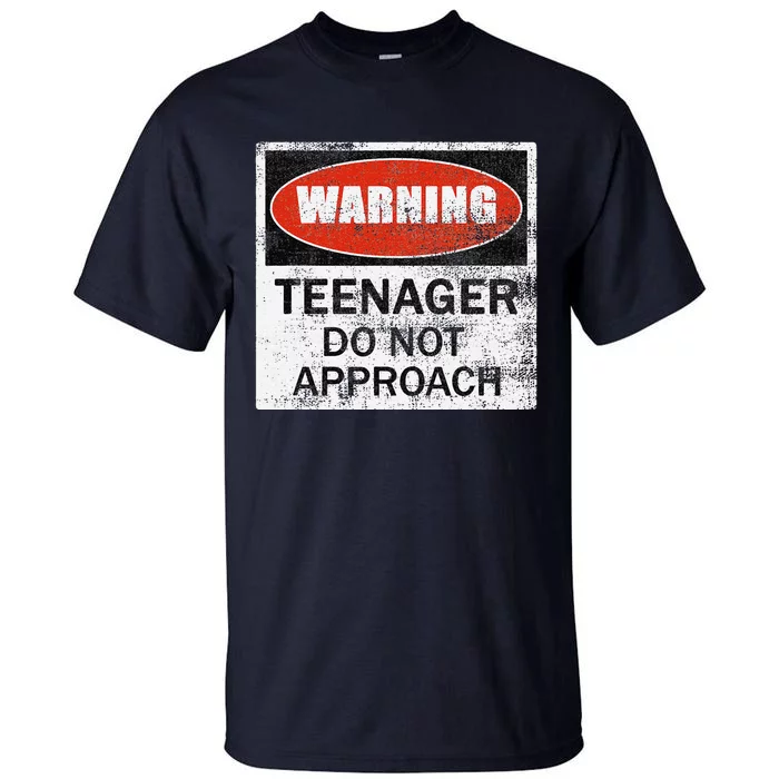 13th Birthday Fun Warning Official Teenager Do Not Approach Tall T-Shirt