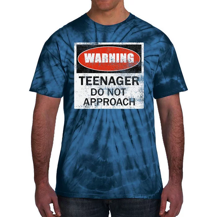 13th Birthday Fun Warning Official Teenager Do Not Approach Tie-Dye T-Shirt