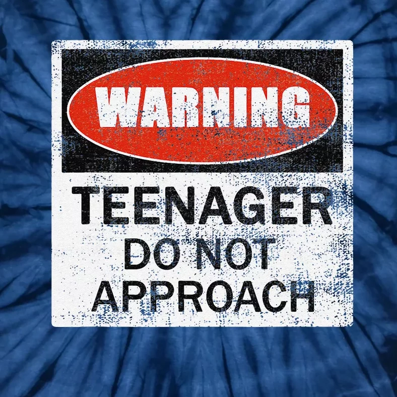 13th Birthday Fun Warning Official Teenager Do Not Approach Tie-Dye T-Shirt