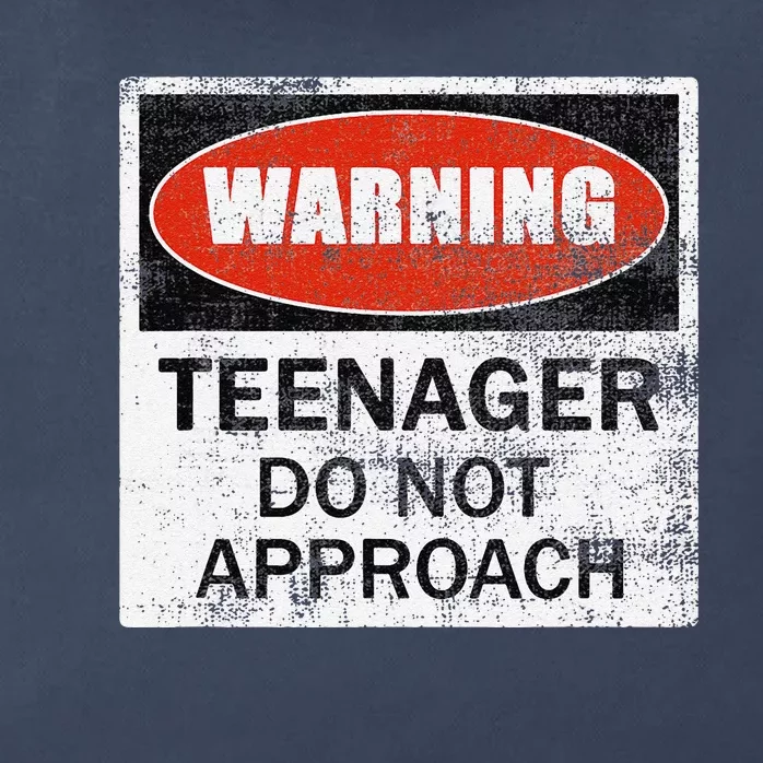 13th Birthday Fun Warning Official Teenager Do Not Approach Zip Tote Bag