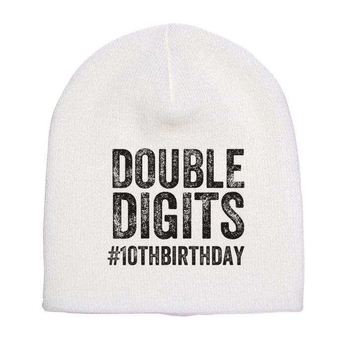 10th Birthday Gifts This  Is Now 10 Double Digits Short Acrylic Beanie