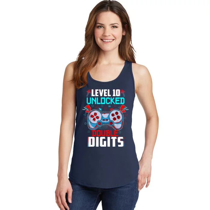 10th Birthday Gift For Boys Double Digits 10 Year Old Gifts Gamer Gift Ladies Essential Tank