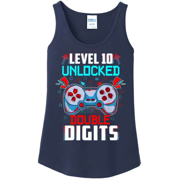 10th Birthday Gift For Boys Double Digits 10 Year Old Gifts Gamer Gift Ladies Essential Tank