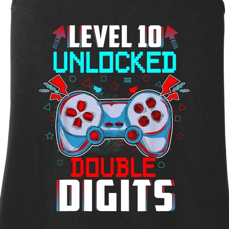 10th Birthday Gift For Double Digits 10 Year Old Gifts Gamer Gift Ladies Essential Tank