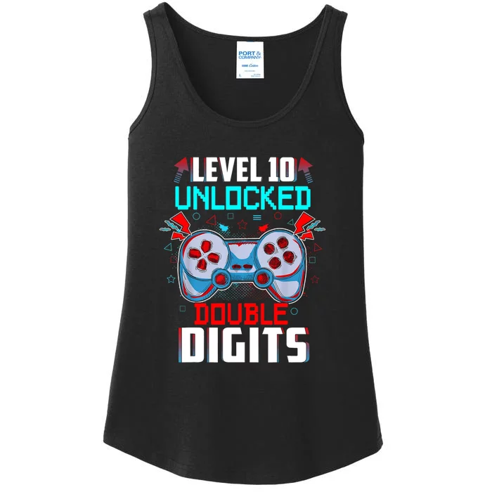 10th Birthday Gift For Double Digits 10 Year Old Gifts Gamer Gift Ladies Essential Tank