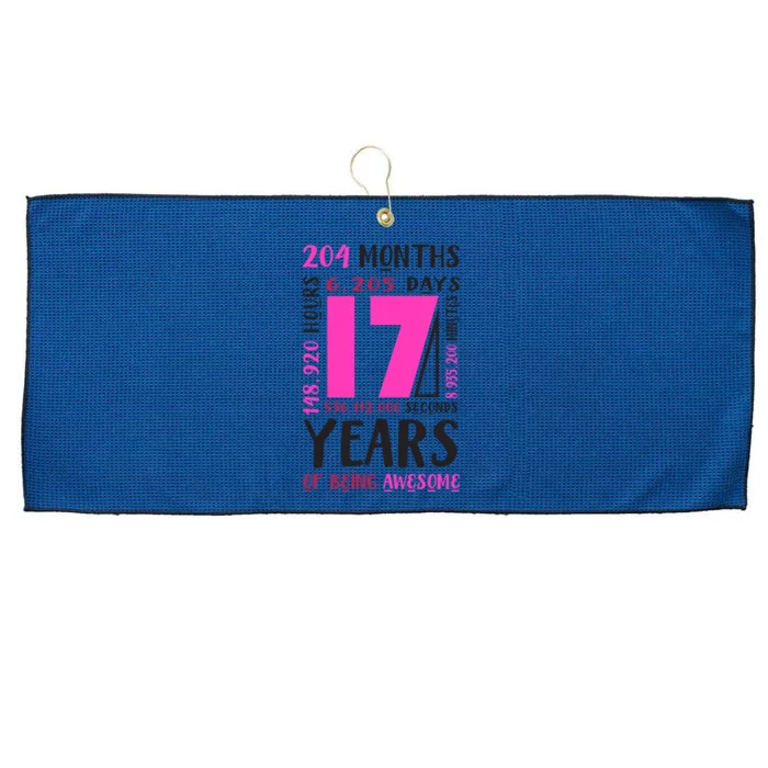 17th Birthday Girl Gifts 17 Year Old Daughter Niece Large Microfiber Waffle Golf Towel