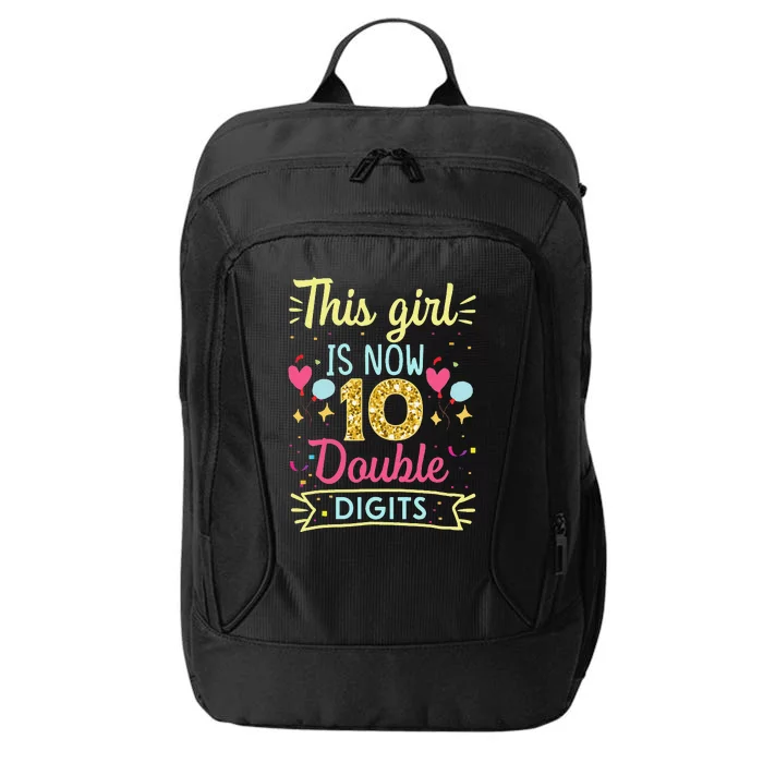 10th Birthday Gift This Is Now 10 Double Digits City Backpack