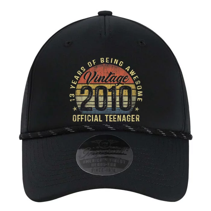 13th Birthday Gifts Vintage 2010 Teenager 13 Years Old Performance The Dyno Cap