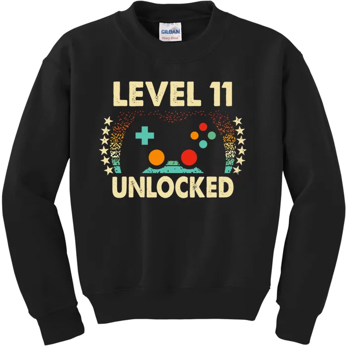 11th Birthday Gifts Boy Funny Gaming Video Gamer 11 Year Old Kids Sweatshirt