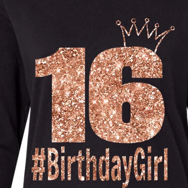 16th Birthday Gift Teen Sweet Sixteen 16 Birthday Womens Cotton Relaxed Long Sleeve T-Shirt