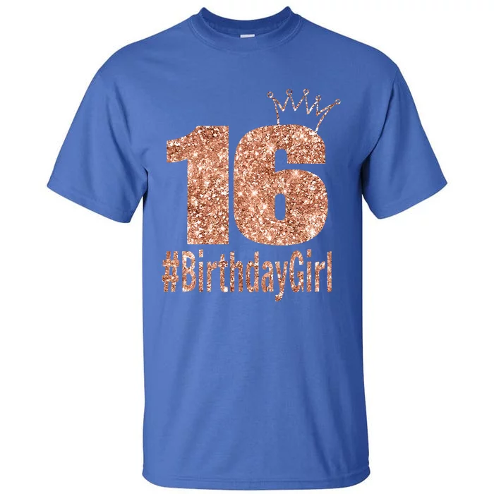 16th Birthday Gift Teen Sweet Sixteen 16 Birthday Tall T-Shirt