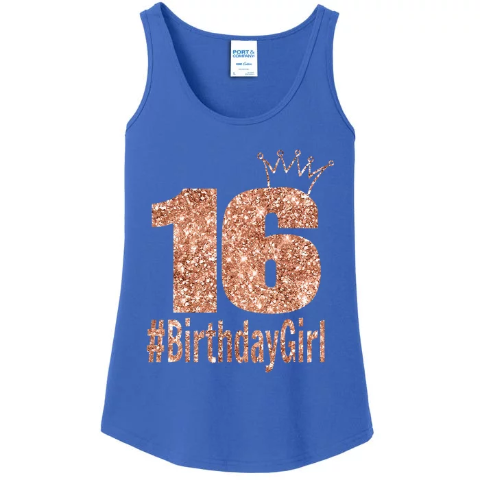 16th Birthday Gift Teen Sweet Sixteen 16 Birthday Ladies Essential Tank