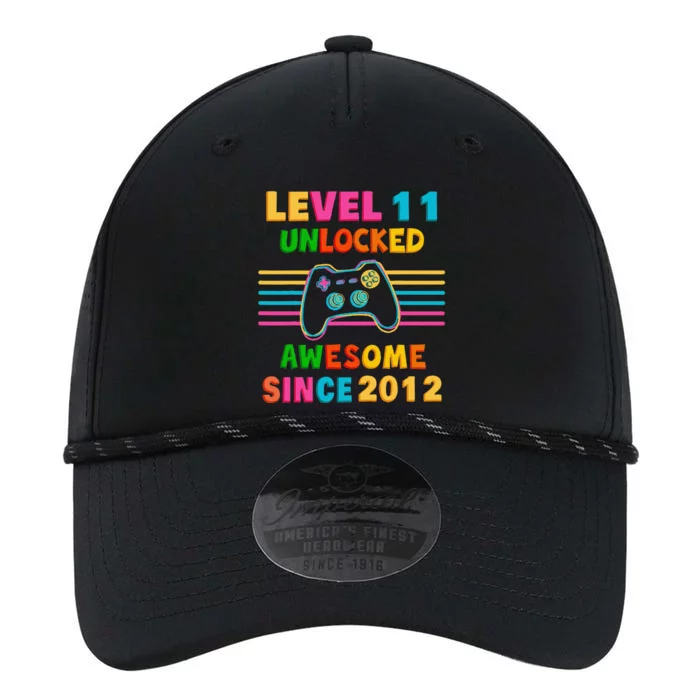 11th Birthday Gifts Level 11 Unlocked 11 Years Old Gamer Performance The Dyno Cap