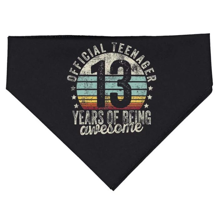 13th Birthday Gifts Teenager USA-Made Doggie Bandana