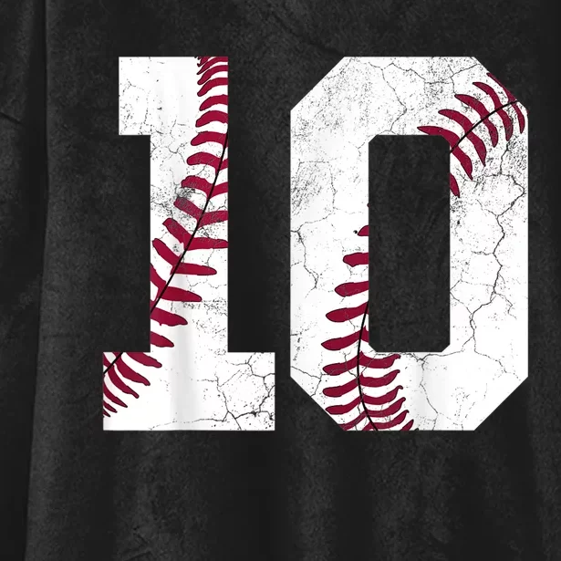 10th Birthday Gift Baseball Shirt Boys K.i.d.s Ten 10 2013 Hooded Wearable Blanket