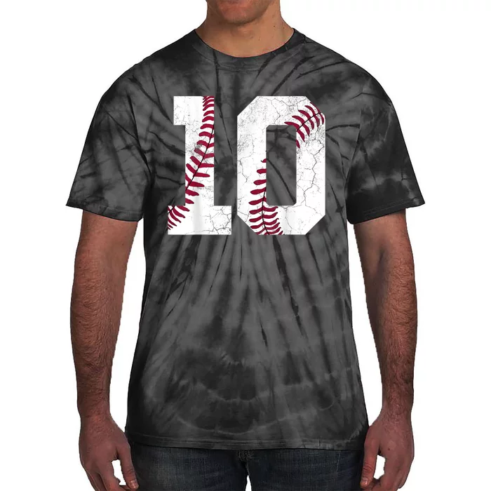 10th Birthday Gift Baseball Shirt Boys K.i.d.s Ten 10 2013 Tie-Dye T-Shirt