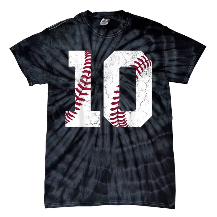 10th Birthday Gift Baseball Shirt Boys K.i.d.s Ten 10 2013 Tie-Dye T-Shirt