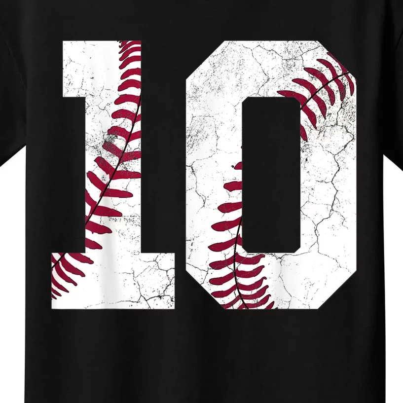 10th Birthday Gift Baseball Shirt Boys K.i.d.s Ten 10 2013 Kids T-Shirt