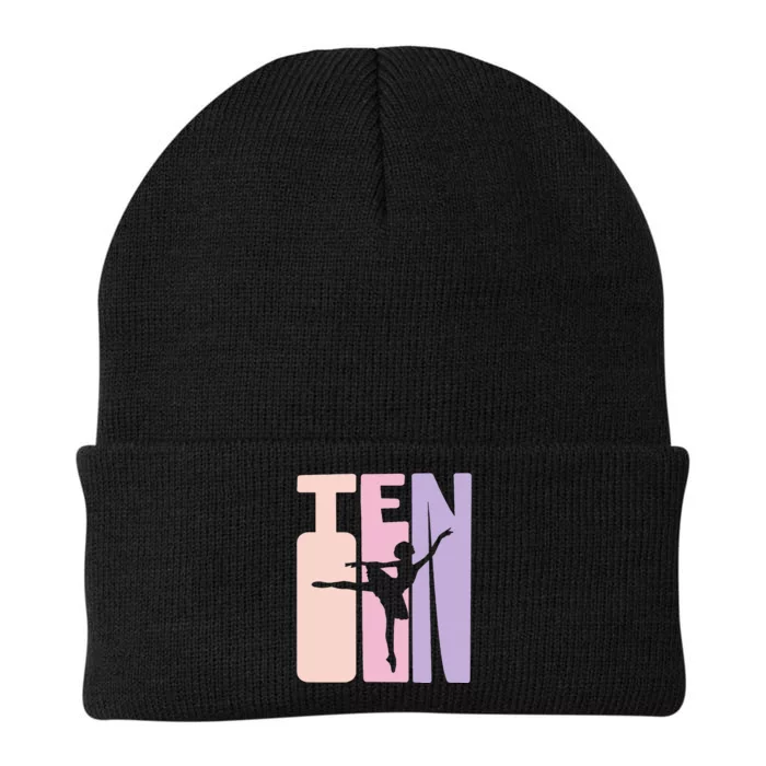 10th Birthday Gift Ballet Dancer 10 Years Old Ballerina Knit Cap Winter Beanie