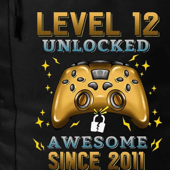 12th Birthday Gifts Level 12 Unlocked 12 Years Old Gamer Cute Daily Commute Backpack