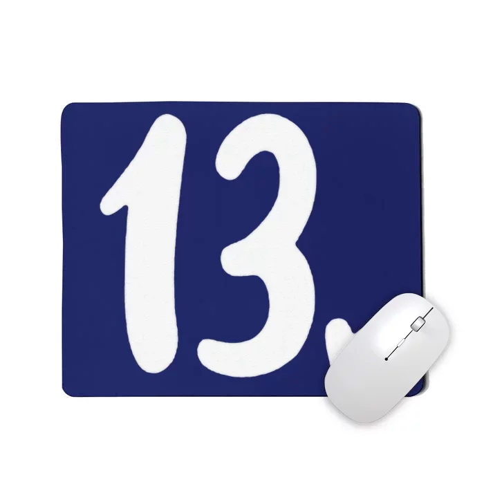 13th Birthday Heart Mousepad