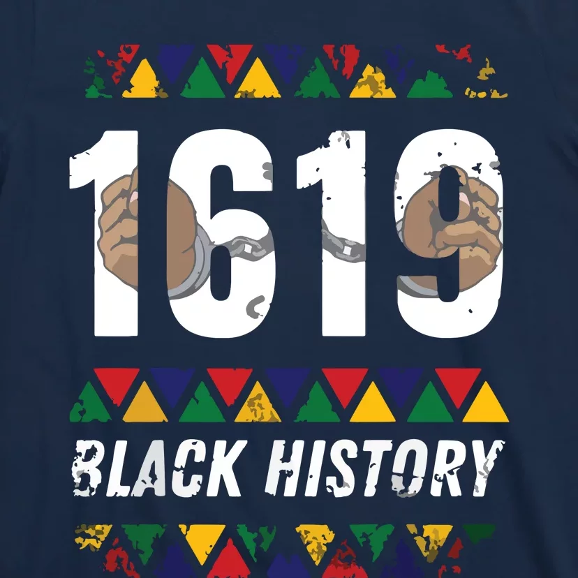 1619 Black History Month African American Pride Celebration T-Shirt