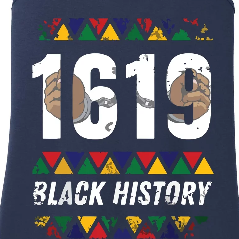 1619 Black History Month African American Pride Celebration Ladies Essential Tank