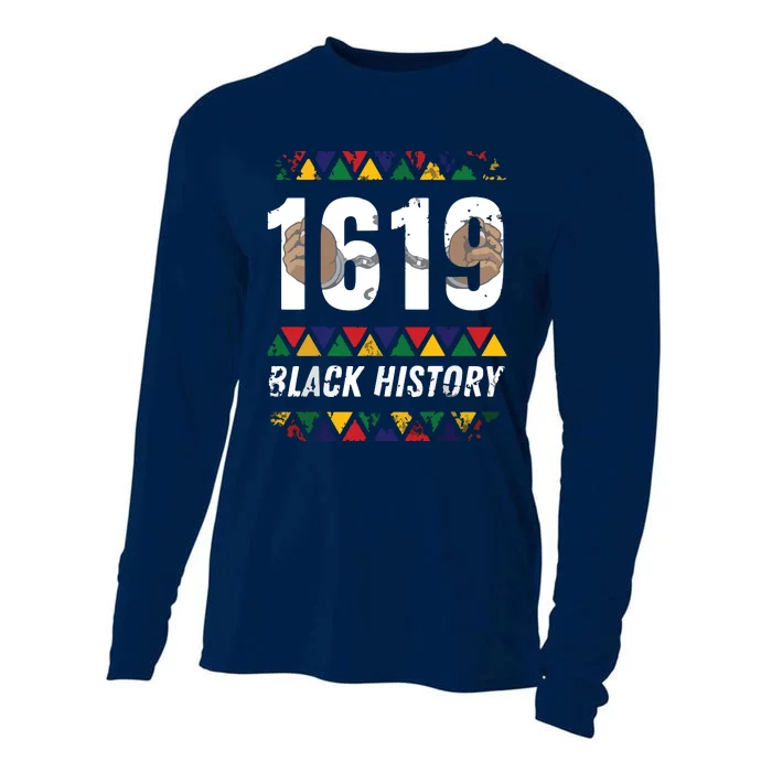 1619 Black History Month African American Pride Celebration Cooling Performance Long Sleeve Crew