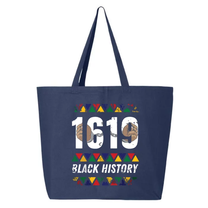 1619 Black History Month African American Pride Celebration 25L Jumbo Tote