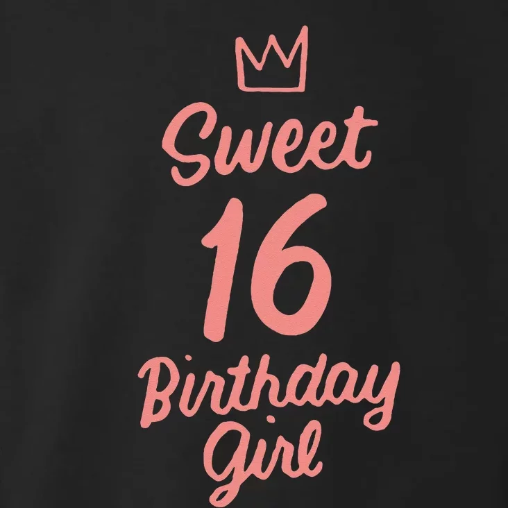 16th Birthday Idea N Sweet 16 Year Old Girl Toddler Hoodie